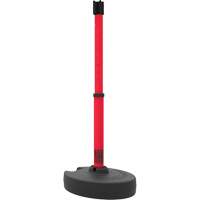 PLUS Barrier Post Set Receiver, 42" High, Red Equipex