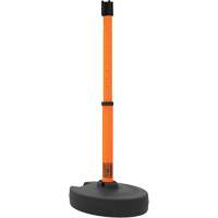 PLUS Barrier Post Set Receiver, 42" High, Orange Equipex