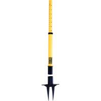 PLUS Barrier Post, 42" High, Yellow Equipex