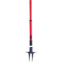 PLUS Barrier Post, 42" High, Red Equipex
