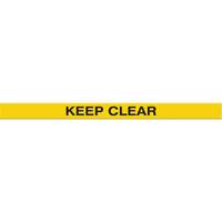 Tough-Mark Heavy-Duty Floor Marking, Rectangle, 48" L x 2" W, Yellow, Polyethylene Equipex