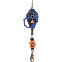 Smart Lock Self-Retracting Lifeline, 20', Galvanized Steel, Swivel Equipex