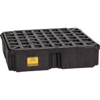 Modular Spill Platform, 15 US gal. Spill Capacity, 26" x 26.25" x 6.5" Equipex