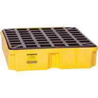 Modular Spill Platform, 15 US gal. Spill Capacity, 26" x 26.25" x 6.5" Equipex