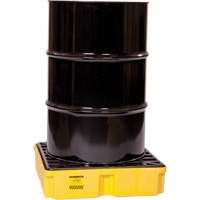Modular Spill Platform, 15 US gal. Spill Capacity, 26" x 26.25" x 6.5" Equipex