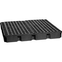 Modular Spill Platform, 60.5 US gal. Spill Capacity, 51.5" x 51.5" x 6.5" Equipex
