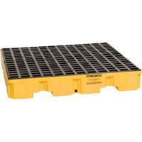 Spill Containment Pallet, 66 US gal. Spill Capacity, 51.5" x 51.5" x 8" Equipex