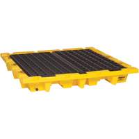 Spill Containment Pallet, 66 US gal. Spill Capacity, 58.5" x 58.5" x 7.75" Equipex