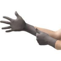 TouchNTuff&reg; 93-250 Disposable Gloves, 6/X-Small, Nitrile, 5.1-mil/7.9-mil, Powder-Free, Grey Equipex