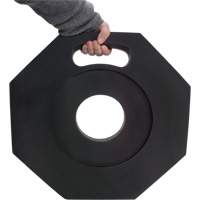 Base en caoutchouc pour poteaux d&eacute;lin&eacute;ateurs de qualit&eacute; sup&eacute;rieure, 12 lb Equipex