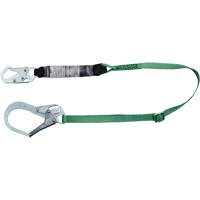 V-Series Lanyard, 6', Rebar Hook Center, Snap Hook Leg Ends, Polyester Equipex