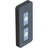 Embout magn&eacute;tique pour ruban/banni&egrave;re PLUS, Noir Equipex