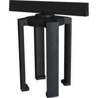 Support pour panneau d'affichage pour le syst&egrave;me de barri&egrave;re PLUS, Noir Equipex
