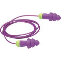 Bouchons d'oreilles r&eacute;utilisables Rockets, Avec cordon, Vrac - Sac en poly, 27 dB NRR, Taille unique Equipex