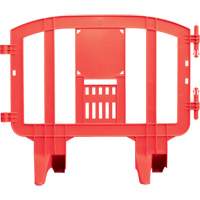 Minit Barricade, Interlocking, 49" L x 39" H, Red Equipex