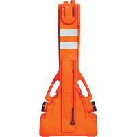 Multi-Gate Barricade, 43" H x 90" L, Orange Equipex