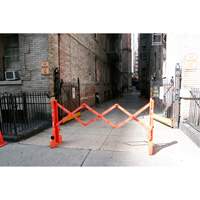 Multi-Gate Barricade, 43" H x 90" L, Orange Equipex