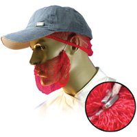Filets &agrave; barbe jetables, Polypropyl&egrave;ne, Rouge Equipex