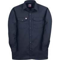 Chemise de travail &agrave; manches longues en tissu crois&eacute;, Hommes, 4T-Grand, Bleu marin Equipex