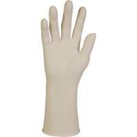 XTRA-PFE Exam Gloves, Large, Latex, 10-mil, Powder-Free, White, Class 2 Equipex