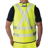 Veste antid&eacute;chirure pour arpenteur, Jaune lime haute visibilit&eacute;, Petit, Polyester Equipex