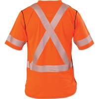 T-shirt &agrave; manches courtes haute visibilit&eacute; Polartec Power Grid, Polyester, Petit, Orange Equipex