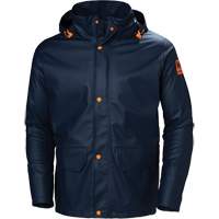 Gale Rain Jacket, Polyester/Polyurethane, X-Small, Navy Blue Equipex