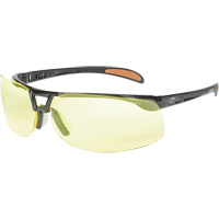 Prot&eacute;g&eacute; Safety Glasses with HydroShield Lenses, Amber Lens, Anti-Fog/Anti-Scratch, ANSI Z87+ Equipex