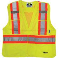 Veste de s&eacute;curit&eacute;, Jaune lime haute visibilit&eacute;, 2T-Grand/3T-Grand, Polyester Equipex