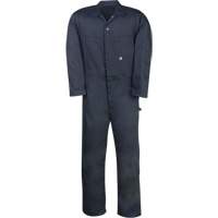 Industrial Work Coveralls, Men's, Navy Blue, Size 36 Equipex