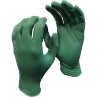 Gants 5559PF Green Monkey, Petit, Nitrile, 4 mils, Sans poudre, Vert Equipex