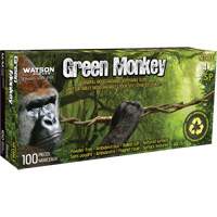 Gants 5559PF Green Monkey, Petit, Nitrile, 4 mils, Sans poudre, Vert Equipex