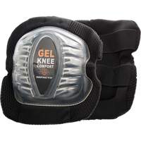 All-Terrain Knee Pads, Hook and Loop Style, Plastic Caps, Gel Pads Equipex