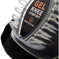 All-Terrain Knee Pads, Hook and Loop Style, Plastic Caps, Gel Pads Equipex