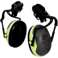 Peltor X Series X4 Earmuffs, Cap Mount, 26 NRR dB Equipex