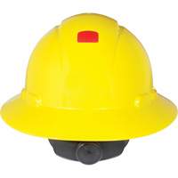 Casque de s&eacute;curit&eacute; &agrave; bordure compl&egrave;te avec capteur Uvicator, Suspension Rochet Equipex