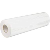 Feuille de rev&ecirc;tement de barricade prismatique de qualit&eacute; &agrave; haute intensit&eacute;, 2" la x 150' lo, 19 mils, Blanc Equipex