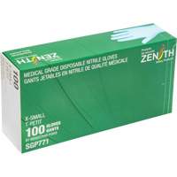Puncture-Resistant Medical-Grade Disposable Gloves, X-Small, Nitrile, 4.5-mil, Powder-Free, Blue, Class 2 Equipex