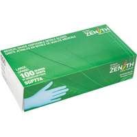 Puncture-Resistant Medical-Grade Disposable Gloves, Large, Nitrile, 4.5-mil, Powder-Free, Blue, Class 2 Equipex