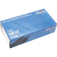 Puncture-Resistant Medical-Grade Disposable Gloves, X-Large, Nitrile, 5-mil, Powder-Free, Black, Class 2 Equipex