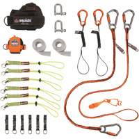 Squids&reg; 3186 Iron/Steel Worker's Tool Tethering Kit Equipex