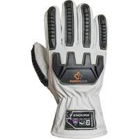Endura&reg; 378GKGVBE Cut & Impact Resistant Gloves, Small, Goatskin Palm, Driver Cuff Equipex