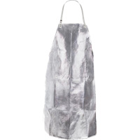 Heat Resistant Apron with Strap, 24" W x 42" L, Aluminized Kevlar&reg; Equipex
