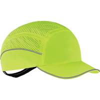 Skullerz&reg; 8955 Lightweight Bump Cap Hat, High Visibility Lime Green Equipex
