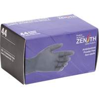 Gants jetables en paquets pour distributeur, 2T-Grand, Nitrile, 5 mils, Sans poudre, Noir Equipex