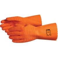 Chemstop Chemical Resistant Gloves, Size 8, 12" L, Latex, Cotton Jersey Inner Lining Equipex