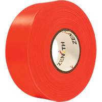 Ruban de signalisation, 1,1875" la x 164' lo, Orange fluorescent Equipex