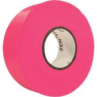 Ruban de signalisation, 1,1875" la x 164' lo, Rose fluorescent Equipex