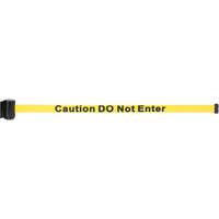 Barri&egrave;re &agrave; fixation murale avec ruban magn&eacute;tique, Acier, Fixation par vis, 7', Ruban Jaune Equipex