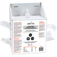 Disposable Premium Lens Cleaning Station, Cardboard, 8" L x 5" D x 12.5" H Equipex